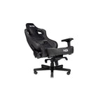 Next Level Racing - Fauteuil de jeux Elite - Edition cuir - Noir-Support lombaire et coussin d'appui-tête en daim inclus.
