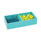 Poppin - Plateau This + That flexible, turquoise-S'agence parfaitement avec nos plateaux pour accessoires et plateaux à lettres turquoise