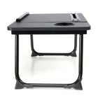 ShoppingAll - Bureau pliable portable pour canapé et lit - Noir-Stable & Antidérapant: Doté de pieds stables avec des patins antidérapants, maintenant la table ferme sur toute surface.