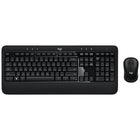 Logitech - Ensemble de clavier et souris sans fil Advanced (920-008701)-Configuration familière d'un clavier pleine taille