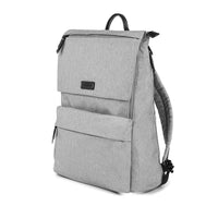 Bugatti, BKP2229BU-GREY – Collection Reborn – Sac à dos ultraléger – Fait de matériaux recyclés à 100% - Gris-Polyester gris déperlant conçu à 100% de bouteilles de plastique recyclées