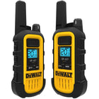 DeWalt - DXFRS300 Talkies-walkies robustes, paquet de 2 radios-2662 combinaisons de confidentialite sont possibles lorsque les 22 canaux sont combines avec les 121 codes de confidentialite