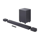 JBL - Bar 700 Barre de son 5.1 canaux avec haut-parleurs ambiophoniques détachables - Noir-Plongez dans un son surround 3D de qualité cinéma avec Dolby Atmos et MultiBeam
