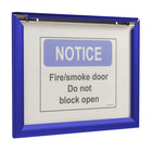 SECO - Snap Étui de cadre pour affiche - 11 po l x 17 po H - Bleu-Inclut le matériel de montage (vis et chevilles)