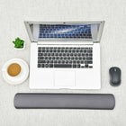 DAC Repose-poignets de clavier à bord droit Super-Gel MP-114, 19 1/4 x 3 x 1 (po), gris-Coussin Super-GelTM, recouvert de Lycra®