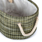 Paniers de rangement ronds, vert 66396DF-5