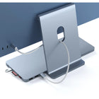Satechi - Station d'accueil mince USB-C pour iMac 24" - Bleu-Les ports USB ne prennent pas en charge la charge ou les lecteurs de CD, y compris Apple SuperDrive