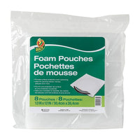 Duck Brand Pochettes de mousse de protection, 12 po x 12 po-La clé pour emballer les articles fragiles – et s'assurer qu'ils arrivent à bon port – est l'utilisation des pochettes de mousse de marque Duck pour protéger les articles, qu'ils soient dans le courrier ou en livraison. Conçue pour maintenir un rembourrage égal, la mousse s'adapte aux articles délicats et fragiles comme la verrerie, les petits miroirs, les cadres et les petits appareils électroménagers pour une solution légère qui offre une protect