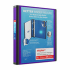 Staples - Reliure Better Binder, 1 po, mauve-Plus résistante et plus facile à utiliser