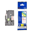 Brother – Ruban d’étiquetage, 18 mm rouge sur blanc, TZE242-Ruban d'étiquetage TZ  pour P-Touch de Brother