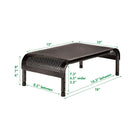 Allsop – Support de moniteur réglable Metal Art Ergo3 avec plateforme à largeur de 15 po (31630)-Comprend des coussinets antidérapants pour réduire les mouvements sur les bureaux et les tables lisses