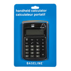 Baseline - Calculatrice portative à 8 chiffres-Dimensions: 3 7/8 x 2 7/16 x 6/16 po