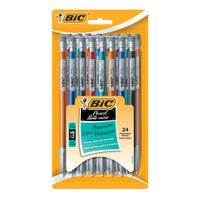 BIC − Portemines HB no 2 Extra-Precision − 0,5 mm − paquet de 24-Chaque crayon contient 3 mines HB no 2 pleine longueur