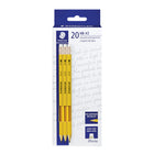 Staedtler - Crayons sur bois - 0,7 mm - #2 HB - Paquet de 20-Graphite, HB #2