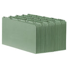 Guides d’index alphabétique robustes vert de Pendaflex – format légal – paquet de 25-En-têtes préimprimés A–Z