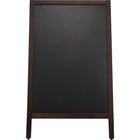 Quartet® - Tableau noir pour trottoir, double face-Surface de tableau noir de 17 po x 29 po
