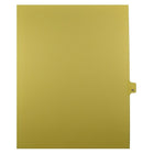 Mark Maker – Onglets séparateurs juridiques beiges, 1/25 onglets, format lettre, sans trous, numéro 15, 25/paquet-Onglets séparateurs beiges, 1/25 onglets