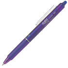 Pilot-Stylos à bille roulante, encre gel Frixion Clicker effaçable, rétractables, rechargeables, 0,7mm, mauve, paq./2, BLRT-FR7--Mauve