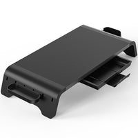 Fenge - Support de moniteur avec tiroir 20,5 po Organisateur de bureau+2 fentes de rangement amovibles - Support pour téléphone-Support de moniteur sans montage avec tiroir et support de telephone