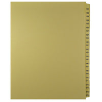 Mark Maker – Onglets séparateurs juridiques beiges, 1/25 onglets, format lettre, sans trous, numéros 151 à 175-Onglets séparateurs beiges, 1/25 onglets