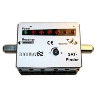 Digiwave - Mesureur de champ satellite analogique miniature, 1,2 x 1,8 x 3,6 po, bleu-Le mesureur de champ satellite analogique miniature de Digiwave avec indicateur d’intensité du champ à 6 voyants à DEL et acoustique (métal) est un incontournable si vous devez installer une antenne parabolique.