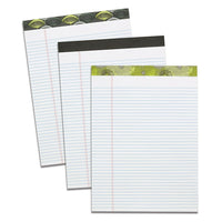 Staples – Tablette d’écriture de mode, 8 1/2 po x 11 3/4 po, lignes minces, blanc, 50 feuilles-Couleurs variées de couvertures de mode