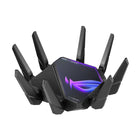 ASUS - Routeur de jeu WiFi 6E quadri-bande ROG Rapture GT-AXE16000/CA - Noir-Taux de transfert : 4,8 Gbit/s