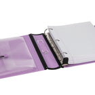 Staples - Reliure Better Binder - 1½ po - lilas-Encart facile à insérer de l'intérieur