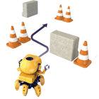 CIC Kits - Tobbie le Robot-Jaune, noir/ plastique
