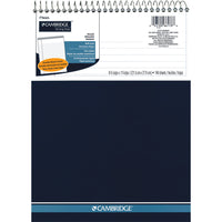 Cambridge - Bloc-notes de qualité supérieure, 8-1/2 po x 11-3/4 po, 140 feuilles, réglage large-Les couvertures robustes vous permettent de transporter ces carnets partout