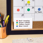 Avery - Étiquettes à codage couleur amovibles − Rouge néon − Diamètre 3/4 po − Paquet de 240-3/4 po, rouge néon