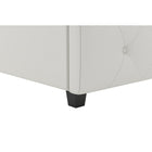 Grand lit rembourré Dakota - Blanc-7