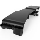 Fenge - Dual Monitor Stand - Support pour grand écran d'ordinateur 46.9 po avec tiroir à fente amovible - 3 tablettes - Noir-Grand support de moniteur reglable en longueur et en angle, avec tiroir et support de telephone