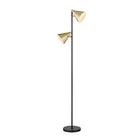 Union & Scale - MidMod - Lampadaire - 60,6 po-Dimensions : 60,6 po H x 14,6 po L x 9,1 po P