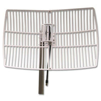 Turmode – Antenne parabolique grille sans fil de 2,4 GHz, 25,8 x 12,8 x 12,8 po, gris-Gain élevé, faible taux d’ondes stationnaires