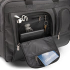 Bugatti - Mallette d'affaires sur roulettes, 15,6 po, noir-Système de poignée de chariot interne avec système de verrouillage à poussoir