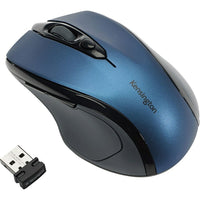 Kensington - Souris sans fil Pro Fit 2,4GHz, taille moyenne, bleu saphir-Taille compacte pour portabilité