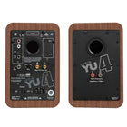 Kanto YU4 Haut-parleurs de bureau amplifiées 140W avec Bluetooth et préamplificateur phonov - Noyer-Entrées: 3,5 mm AUX, Entrée RCA avec commutateur Phono, 2 x Optique (TOSLINK), Bluetooth