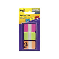 Post-it® - Onglets de classement durables, rose, vert et orange, paq./66-Onglets durables plus robustes et plus rigides que les languettes standard de Post-it