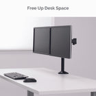 Bras doubles ecrans Basic Tech (8057701)-Dimensions: 21.63 po H x 4.56 po L x 28.56 po P