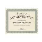 Geographics - Certificats d'argent papier cartonné - 8,5" x 11" - Papier de canne à sucre - Paquet de 15-Les certificats de récompense poids lourds imprimables attrayants sont le moyen le plus sincère et le plus abordable de féliciter, récompenser ou marquer une étape importante.