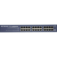 Netgear - Commutateur Ethernet 10/100/1000 Gigabit ProSafe 24 ports-Largeur de bande de jusqu’à 48 Go/sec.
