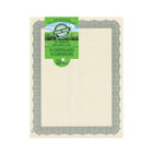 Geographics - Certificats d'argent papier cartonné - 8,5" x 11" - Papier de canne à sucre - Paquet de 15-Compatible avec les imprimantes à jet d'encre et laser