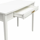 Mr, Kate - Bureau Stella - 100,6cm L x 77,2cm H x 50cm P - Blanc-Fabriqué à partir de MDF peint structurellement sain et façonné avec des poignées de tiroir en métal pour une pièce à la fois solide et élégante.