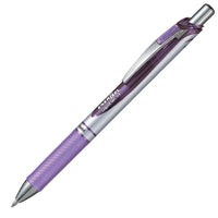 Pentel − Stylo gel EnerGel remplissable avec prise − rétractable − 0,7 mm − lilas-Stylo à Encre Gel