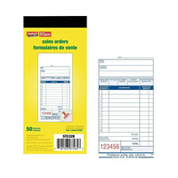 Staples Bons de commande, STC32B, triplicatas, autocopiants, agrafés, 3 p-Parfaits pour les entreprises qui vendent des produits et des services mais qui ne les livrent pas tout de suite