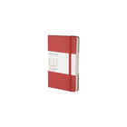 Moleskine - Cahier de notes à couverture rigide classique, format poche, réglé, rouge, 3 1/2 po x 5 1/2 po-Format poche : 3 1/2 x 5 1/2 po