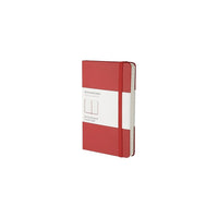 Moleskine - Cahier de notes à couverture rigide classique, format poche, réglé, rouge, 3 1/2 po x 5 1/2 po-Format poche : 3 1/2 x 5 1/2 po