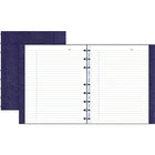 Blueline® - Cahier MiracleBind à couverture rigide, 9-1/4 po x 7-1/4 po, mauve genre lézard, 150 pages-Reliure à double spirale, couverture genre lézard
