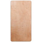 Flash Furniture – Table pliante rectangulaire de 60 pouces avec dessus à revêtement au fini transparent (YTWTFT30X60TBL)-Capacité de charge statique de 485 lb